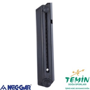 MEC-GAR Luger P08 - Makaralı Siyah Tabanca Şarjörü