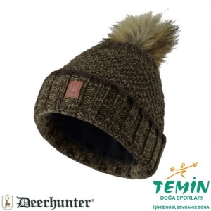 T. DEERHUNTER Lady Knitted Kadın Yeşil Bere