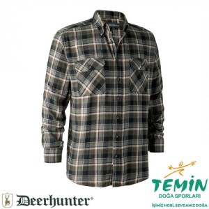 DEERHUNTER Marvin Yeşil Kareli Gömlek 45/46