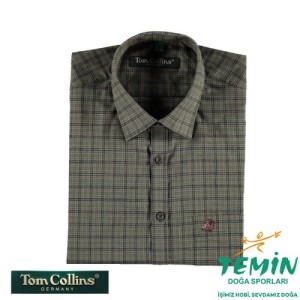 T. Tom Collins Kareli Uzun Kollu Gömlek 43/44