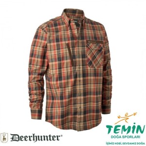 DEERHUNTER Hektor Turuncu Kareli Gömlek 43/44