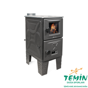 Pres İş Camlı Maxi Badi Döküm Soba