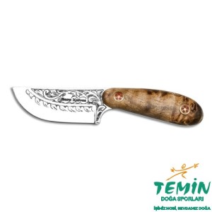 Bora 308 Cep Yüzme Stabilize Saplı Gravürlü Bıçak