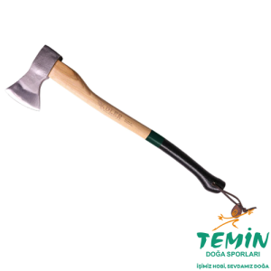 Adler Canoe Balta 600 Gr, Ağaç Sap 50 cm, Yeşil/Siyah