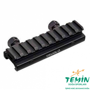 Truglo Picatinny Tek Parça Kanallı 1/2'' Yükseltici Dürbün Ayağı
