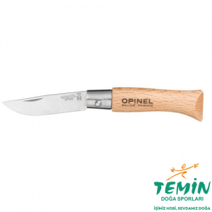 Opinel İnox Kayın Saplı Çakı No.3