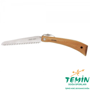 Opinel No 18 Kayın Saplı Katlanır Çelik Testere (Karbon Kaplama)