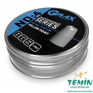 Gmax Performans Serisi Hollow Point 5.5mm Havalı Saçma No:4
