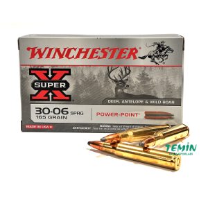 Winchester 30,06 SPR. (SP-165 Grn) Yivli Tüfek Fişeği