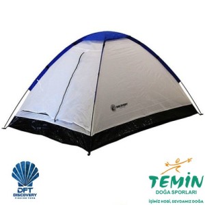 S. DFT 2 Kişilik Tek Kat Beyaz Çadır 200x150x110cm 
