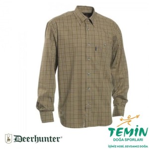 T. DEERHUNTER Marshall Yeşil Kareli Uzun Kol Gömlek 39/40