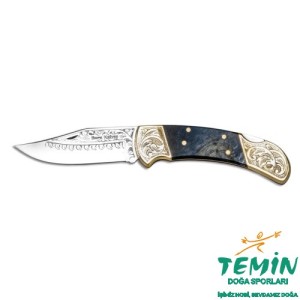 Bora 206 Büyük Boy Stabilize Saplı Gravürlü Çakı