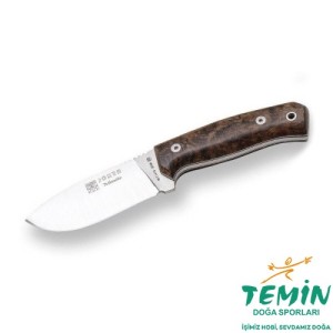 Joker Montes CN59 Bushcraft ve Hunting Ceviz Saplı Deri Kılıflı Bıçak