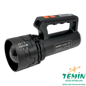 Wison WS-8585 Zoomlu Profesyonel Arama Feneri 55 Watt 5500 Lümen