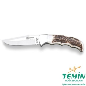 Joker NC17 Terrier Hunting Bolster ClipPoınt Geyik Boynuz Çakı