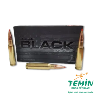 Hornady BLACK .308 Win 168 gr A-MAX Yivli Tüfek Fişeği