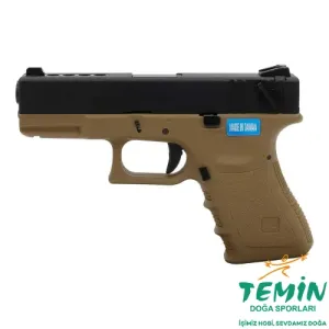 WE Glock 23 Gen3 Tan Blowback Airsoft Tabanca