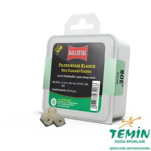 Ballistol .308 / 7,62 mm Keçe Namlu Temizleyici 60 Adet
