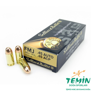 Sellier & Bellot 45 ACP Tabanca Mermisi