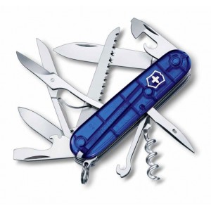 Victorinox Huntsman Şeffaf Mavi Çakı
