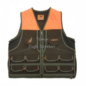 Dargo Turunculu Yeşil Avcı Yeleği