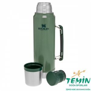 Stanley Klasik Vakumlu Paslanmaz Çelik Termos 1 Lt Yeşil