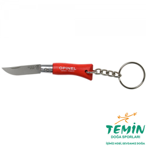 Opinel Anahtarlıklı Paslanmaz Çelik Turuncu Çakı No.2