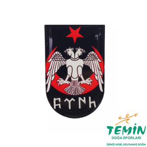 Çift Başlı Türk Yazılı Şarjör Altı Sticker